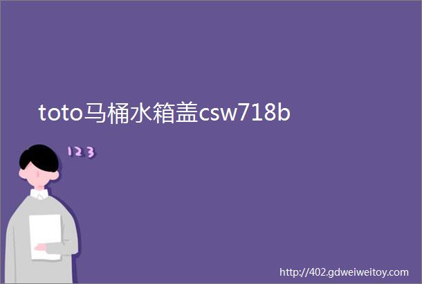 toto马桶水箱盖csw718b